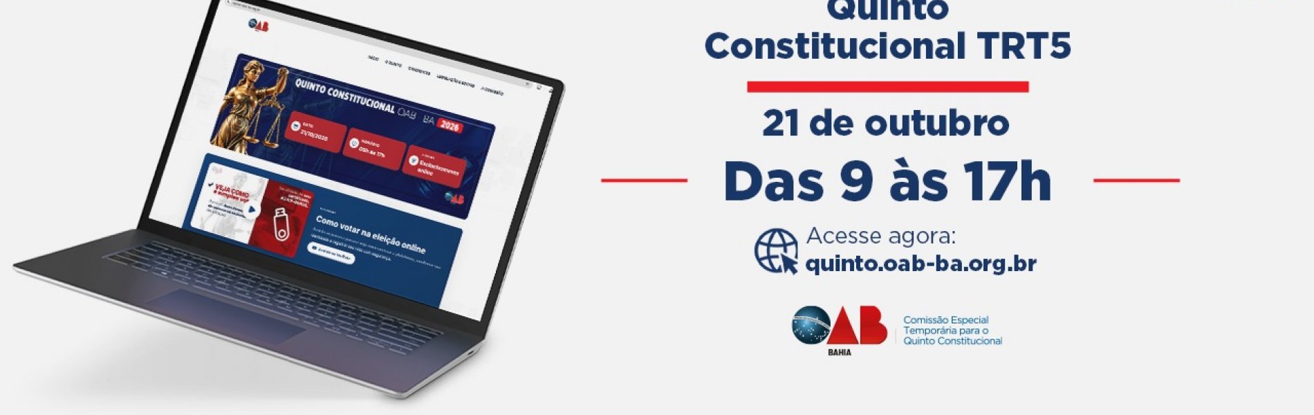 [Quinto Constitucional: advocacia define lista sêxtupla no dia 21 de outubro]