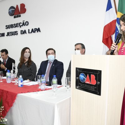 [Posse da nova diretoria da OAB de Bom Jesus da Lapa]