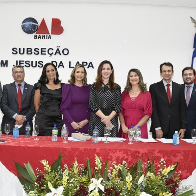 [Posse da nova diretoria da OAB de Bom Jesus da Lapa]