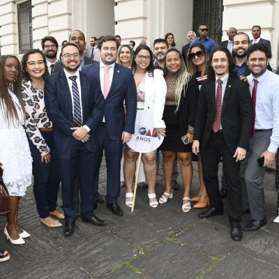 [Ato pela Valorização da Advocacia reuniu advogadas e advogados de toda a Bahia no Fórum Ruy Barbosa]