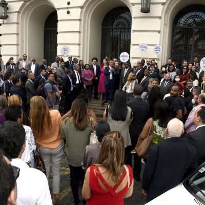 [Ato pela Valorização da Advocacia reuniu advogadas e advogados de toda a Bahia no Fórum Ruy Barbosa]