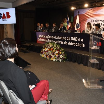 [Evento da OAB-BA sobre prerrogativas e mudanças no Estatuto da Advocacia]