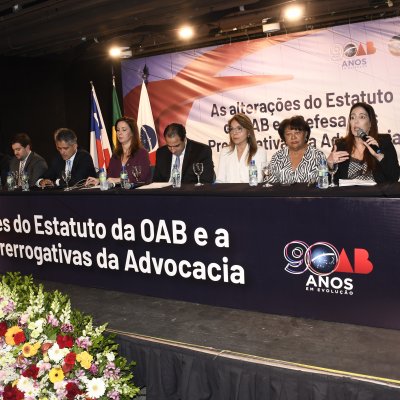 [Evento da OAB-BA sobre prerrogativas e mudanças no Estatuto da Advocacia]