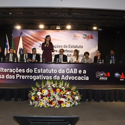 [Evento da OAB-BA sobre prerrogativas e mudanças no Estatuto da Advocacia]