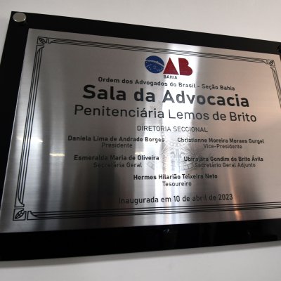 [OAB da Bahia inaugura sala da advocacia na Lemos Brito]