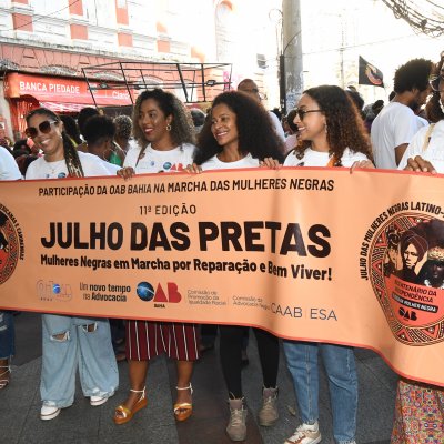 [OAB-BA participa da Marcha Julho das Pretas 2023]