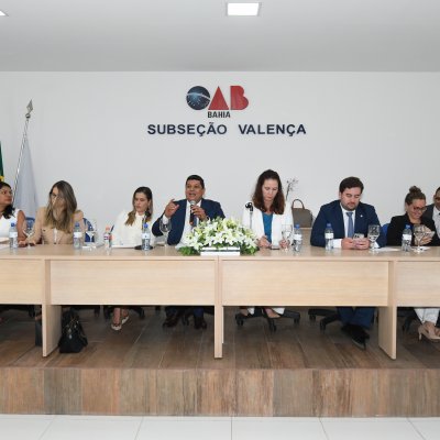 [Solenidade de Entrega de Carteira da OAB-BA na Subseção de Valença]