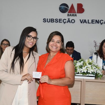 [Solenidade de Entrega de Carteira da OAB-BA na Subseção de Valença]