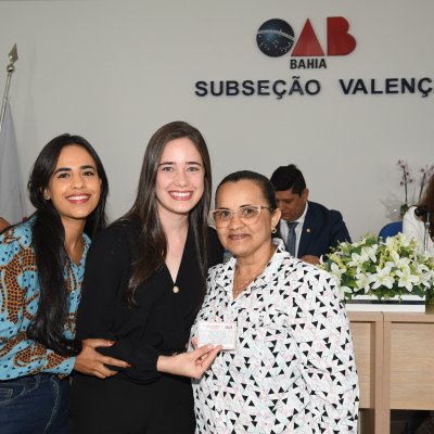 [Solenidade de Entrega de Carteira da OAB-BA na Subseção de Valença]