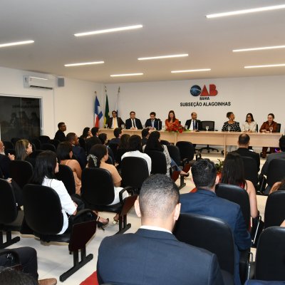 [Inauguração do auditório da Subseção de Alagoinhas ]