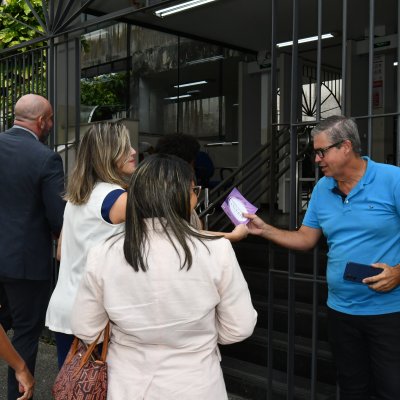 [OAB-BA contra o assédio - Ação no Fórum Ruy Barbosa]