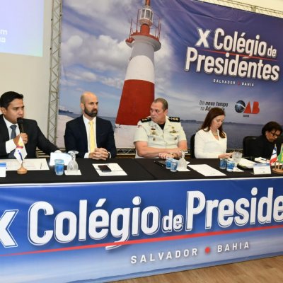 [X Colégio de Presidentes de Subseções da OAB da Bahia no Centro de Convenções Salvador]