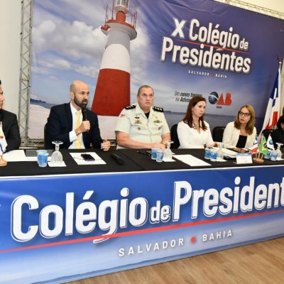 [X Colégio de Presidentes de Subseções da OAB da Bahia no Centro de Convenções Salvador]