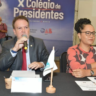 [X Colégio de Presidentes de Subseções da OAB da Bahia no Centro de Convenções Salvador]