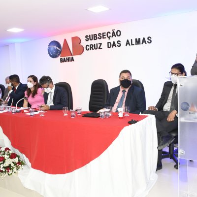 [Emoção marca posse da diretoria da OAB de Cruz das Almas]