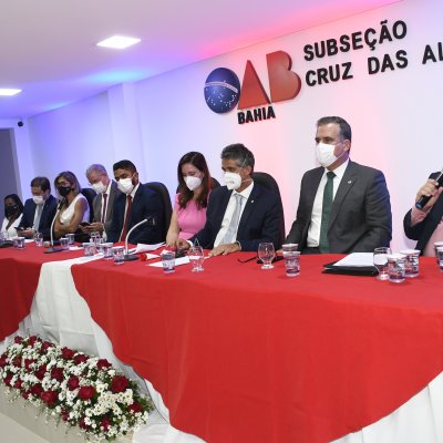 [Emoção marca posse da diretoria da OAB de Cruz das Almas]