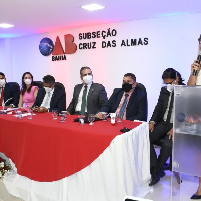 [Emoção marca posse da diretoria da OAB de Cruz das Almas]