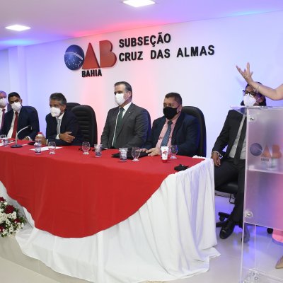 [Emoção marca posse da diretoria da OAB de Cruz das Almas]