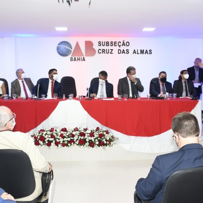 [Emoção marca posse da diretoria da OAB de Cruz das Almas]