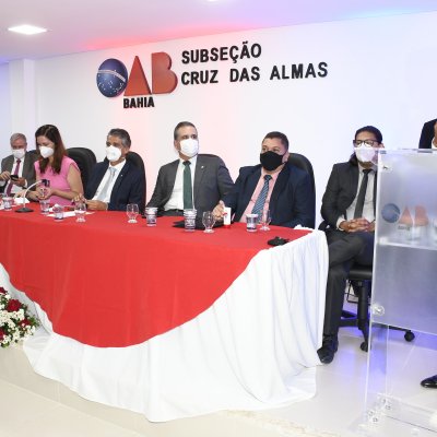 [Emoção marca posse da diretoria da OAB de Cruz das Almas]