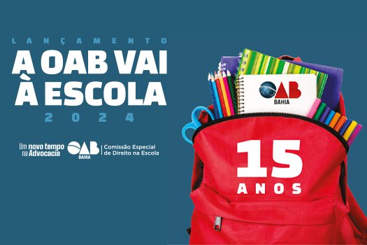 [OAB Vai à Escola: comissão comemora 15 anos de projeto com lançamento de cartilha]