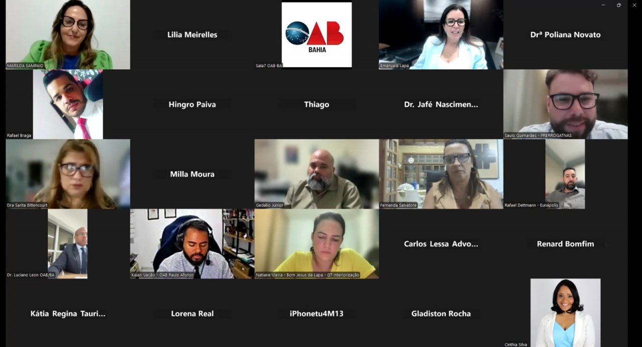 [OAB-BA discute desafios da advocacia nos cartórios de registro de imóveis]